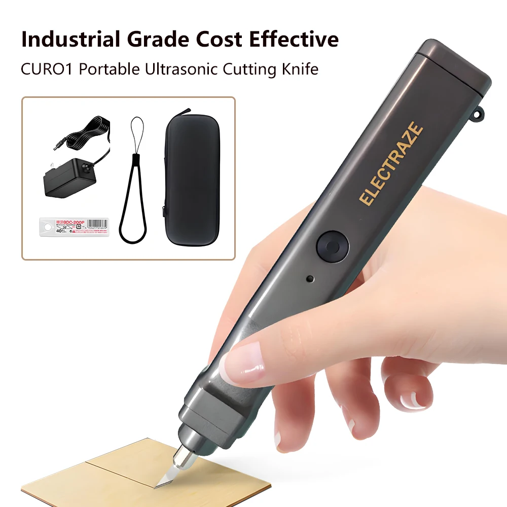 

DIY Electric Ultrasonic Engraving Knife 12V 30W Handmade Cutting Knife Portable Cutting Knife for Plastic Resin PCB Carbon Fiber