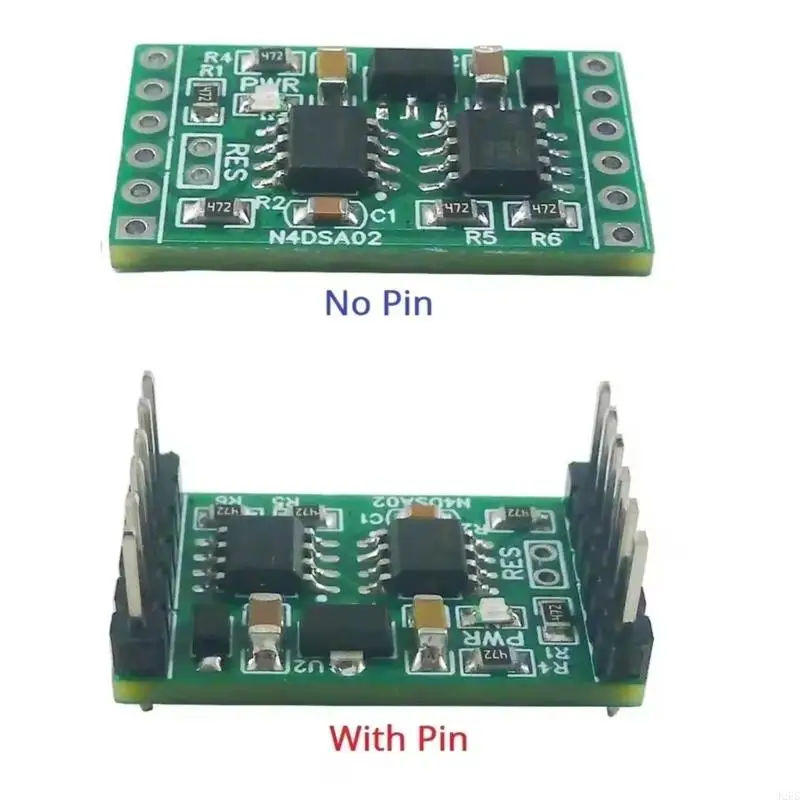 

J2FC 2CH 55-125 ℃ Модуль датчиков температуры MODBUS DS18B20 RS485 Плата адаптера для рекордера термостатический контроль