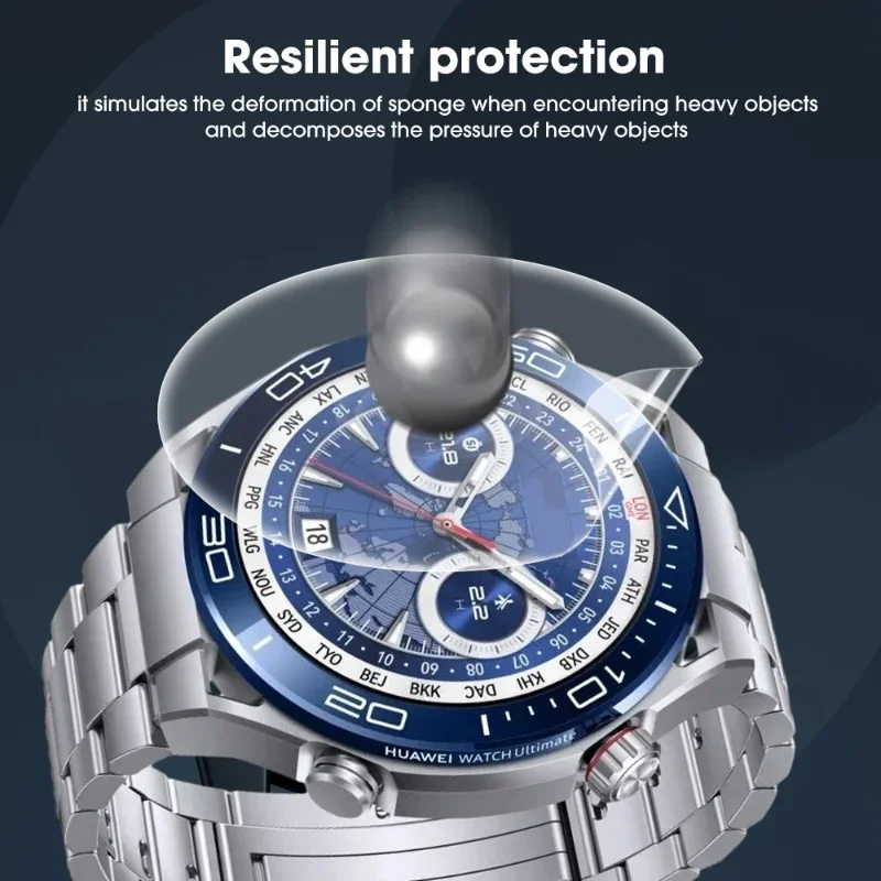 Hydrogel Film For Huawei Watch Ultimate 39 mm Soft Screen Protector Protective Film Not Glass Smartwatch Full Screen Protector