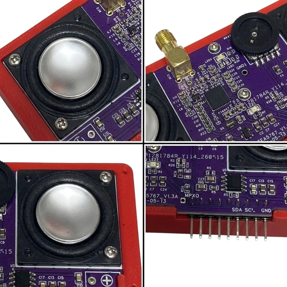 2025 Compact TEA5767 FM= Receiver Module 1W Dual Output For Flipper Zero= Hardware Hacking & Radio Projects DIY Expansion Kit