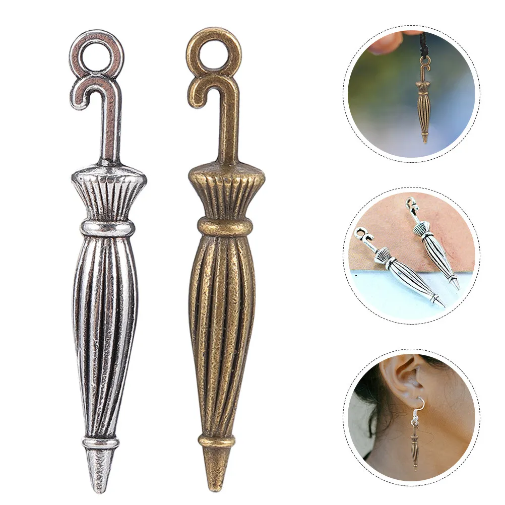 

100 шт. винтажных подвесок-зонтов из изящного сплава для изготовления ожерелий, браслетов и ювелирных изделий своими руками