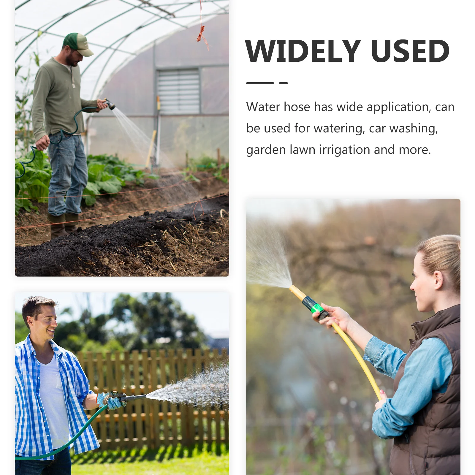 

Thickened Water Garden Hose Pipe For Lawn Irrigation Car Washing Flexible Garden Horse For Home Extension Hose