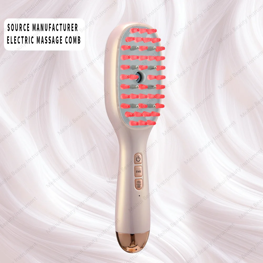 

Ems Red Light Hair Comb Anti-loss Hair Comb Hair Isolation Apparatus Essential Oil Meridian Head Massage Comb