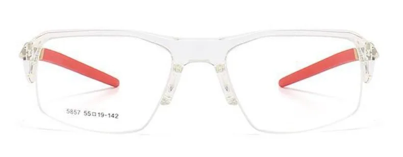 YIMARUILI Sportbrillengestell für Herren und Damen, Aluminium, TR90, Halbrahmen-Brille, Federbeine, optische verschreibungspflichtige Brillen 5857 – Detail 30