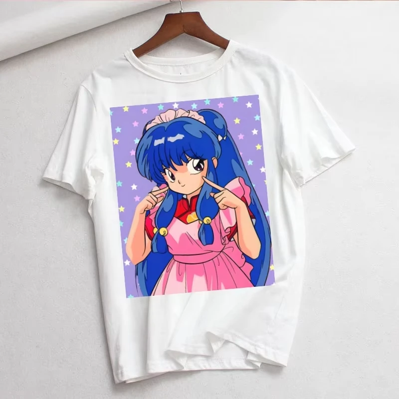 Ranma ½ Shampoo Rumiko Takahashi Anime T-shirt Women Cotton Graphic Print Short Sleeve Harajuku Otaku Kawaii Hipster Top Hot