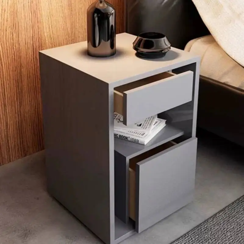 

Bedside Mini Cute Nightstand Tables Minimalist Tea Simple Bedside Tables File Cabinets Mudor De Quarto Garden Furniture Sets ZT