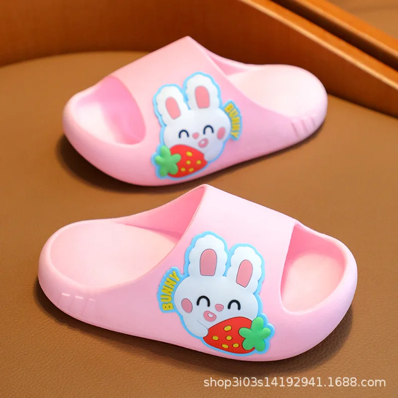 Children Soft-soled Non-slip Water Sandals Summer Kids Cartoon Thick-soled Beach Shoes Boy Girl Flip-flops Outdoor Casual Sandal - view 3