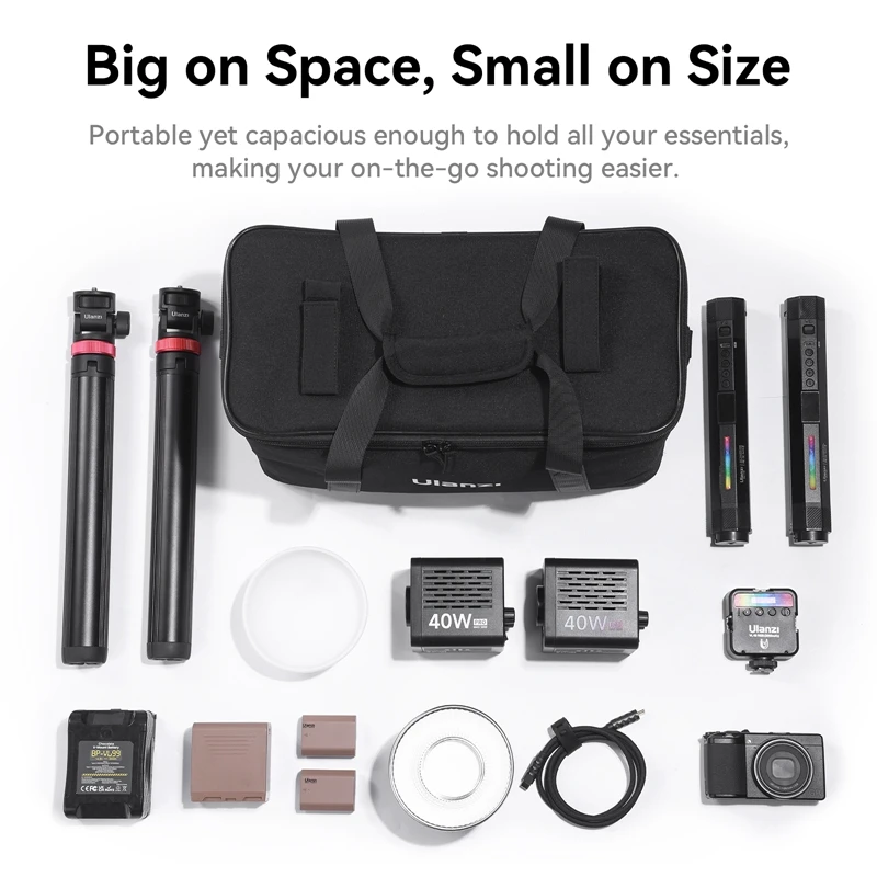 Ulanzi OM-01 Handbags Concept Camera Sling Bag for Sony Canon Fujifilm Dji Instax Mini 12 DSLR Lens Card Outdoor Travel Storage