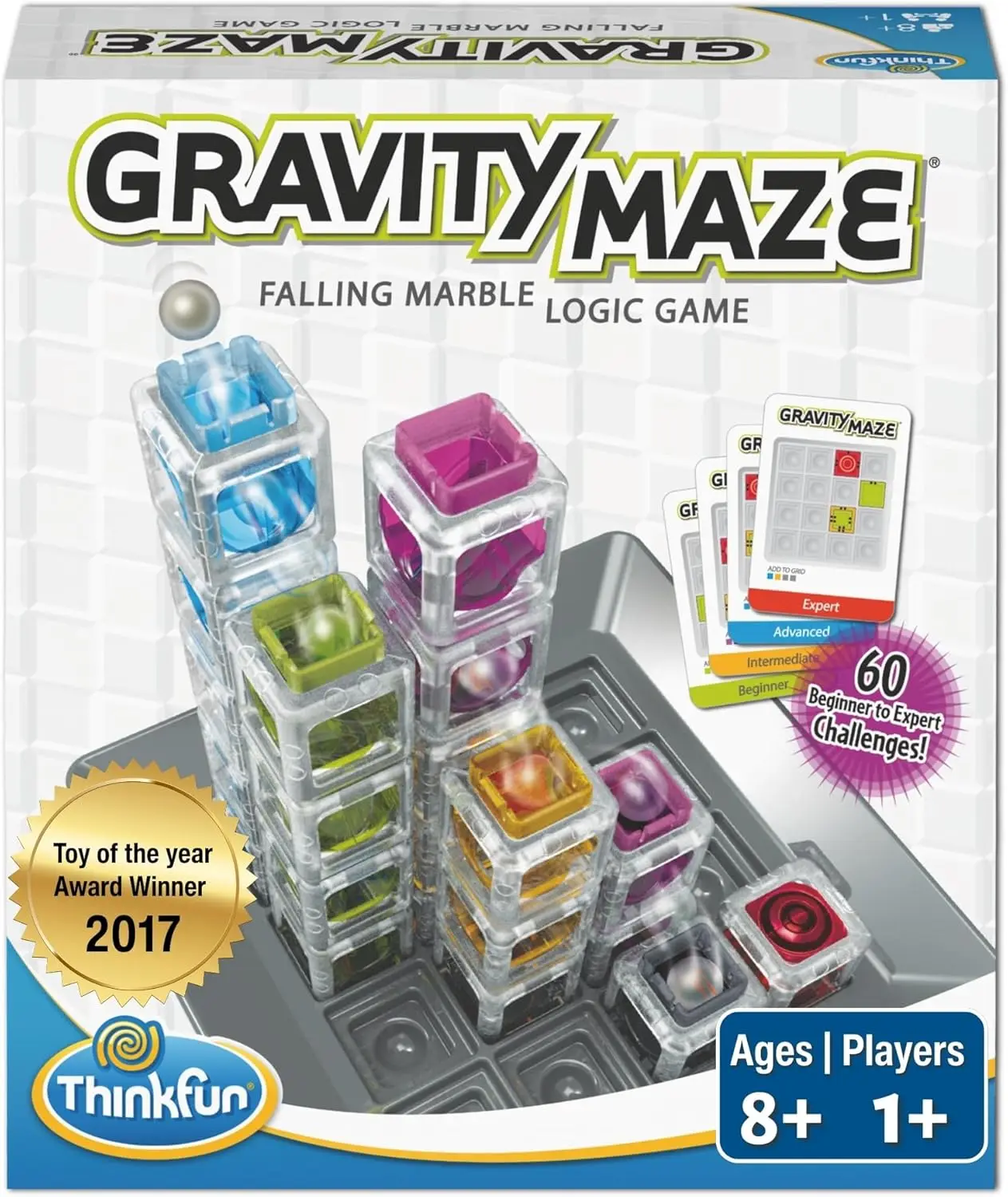 

Gravity Maze Falling Marble Logic Game - STEM Toy for Ages 8-12 - Boosts Critical Thinking & Problem Solving