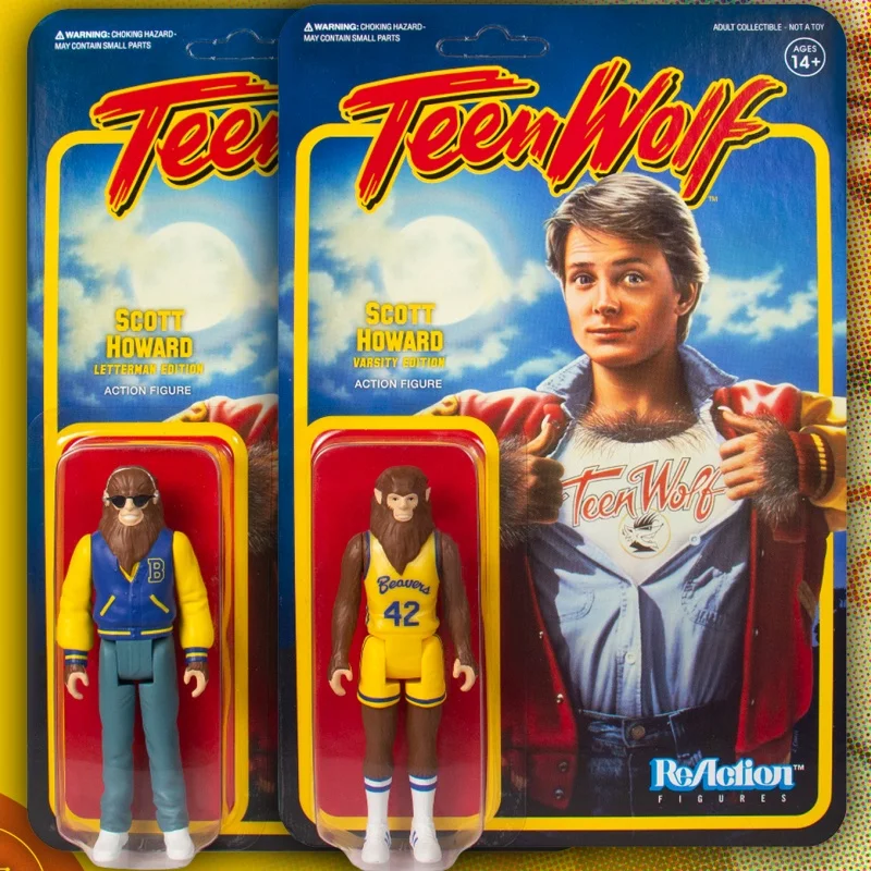 

In Stock Super7 Teen Wolf 1985 Reaction Figure Toy Collection Gift Boy Doll Vintage Collectible Ornaments Halloween Birthday