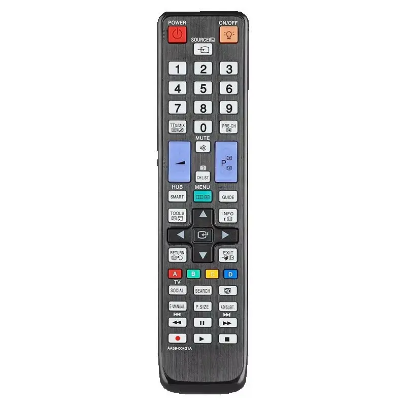 AA59-00431A Remote Control Compatible with Samsung LCD LED 3D TV Remote AA59-00443A AA59-00441A UN40D6300SFXZA UA55D8000YMXRD UA