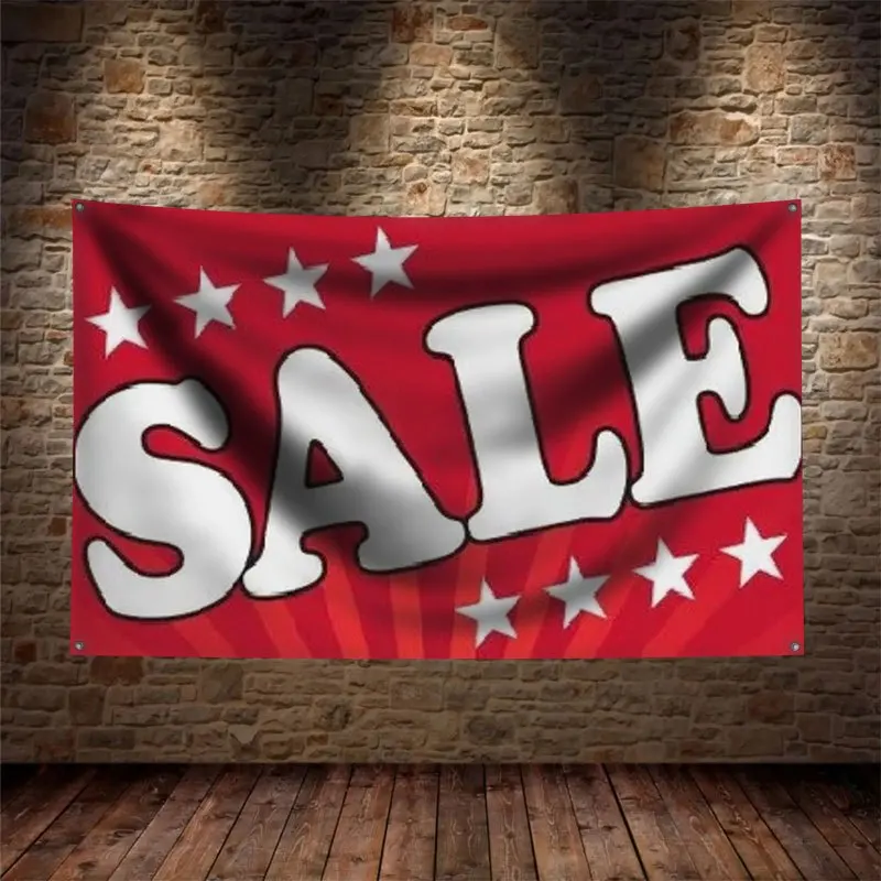Ultimate SALE Banner Flag Sign Decoration Red Discount Promotion Retail Store Party Event Display Announcement Clearance Sign Wi