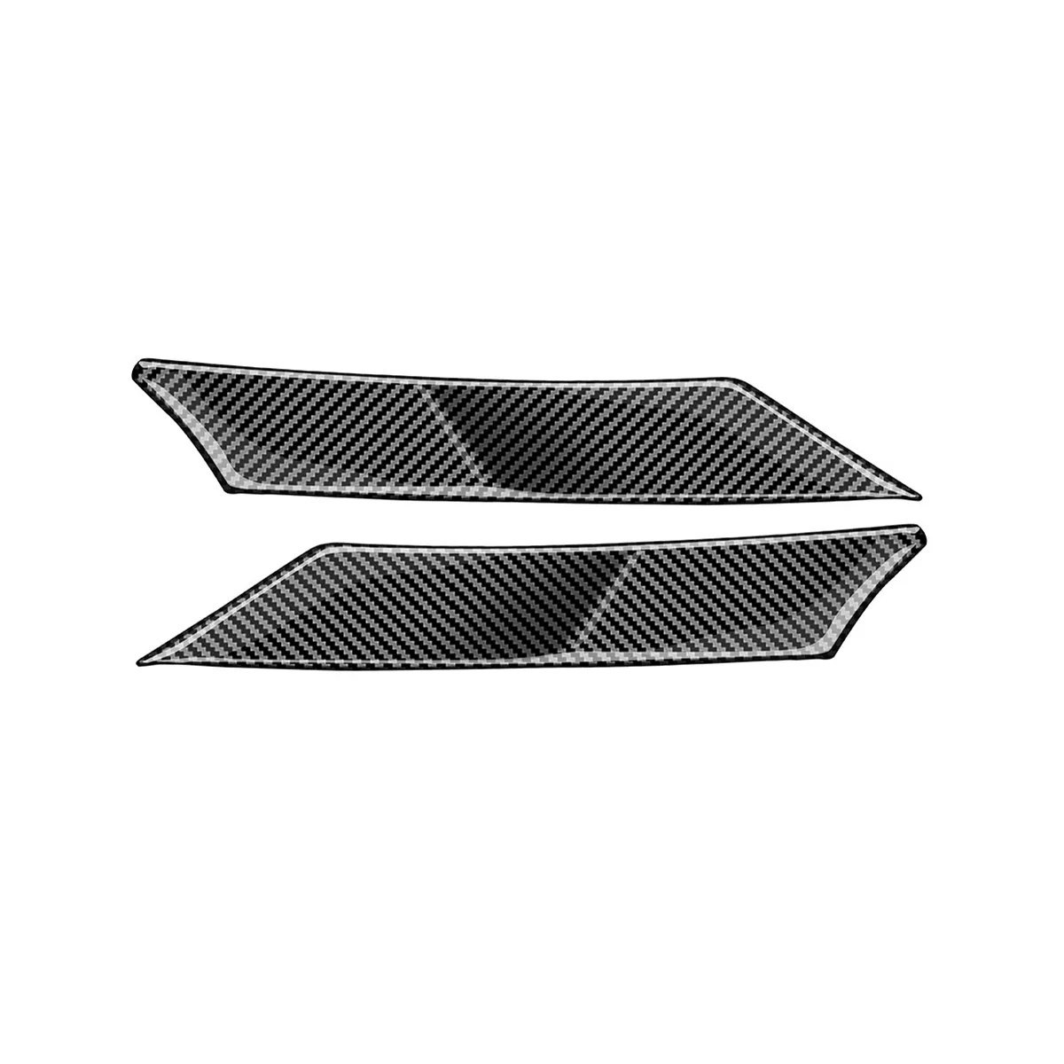 Carbon Fiber Exterior a Pillar Front Side Window Panel Cover Trim Garnish for Toyota SIENTA 10 Series 2022 2023