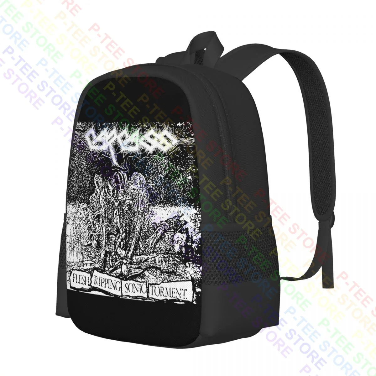 Morral de mano de Metal Death, de gran capacidad morral, creativo, para gimnasio