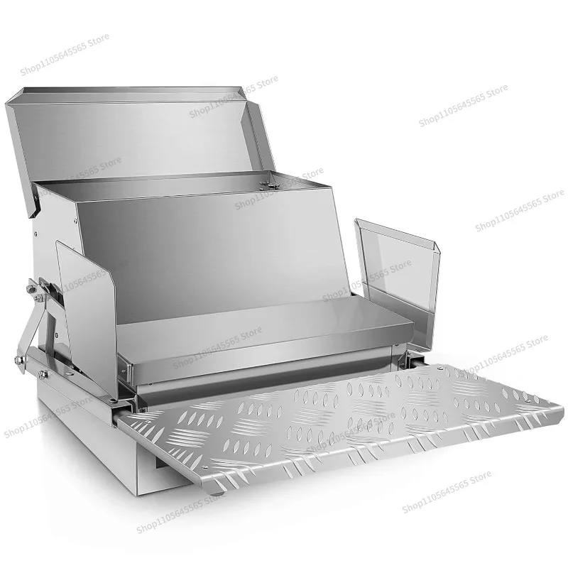 For chicken, duck and goose rat-proof feeding tank, galvanized sheet waterproof and moisture-proof, poultry automatic feeder