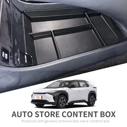 for Toyota Bz4x 2022 2023 Car Center Console Storage Box for Subaru Solterra Interior Accessories Organizers Tray Tidying