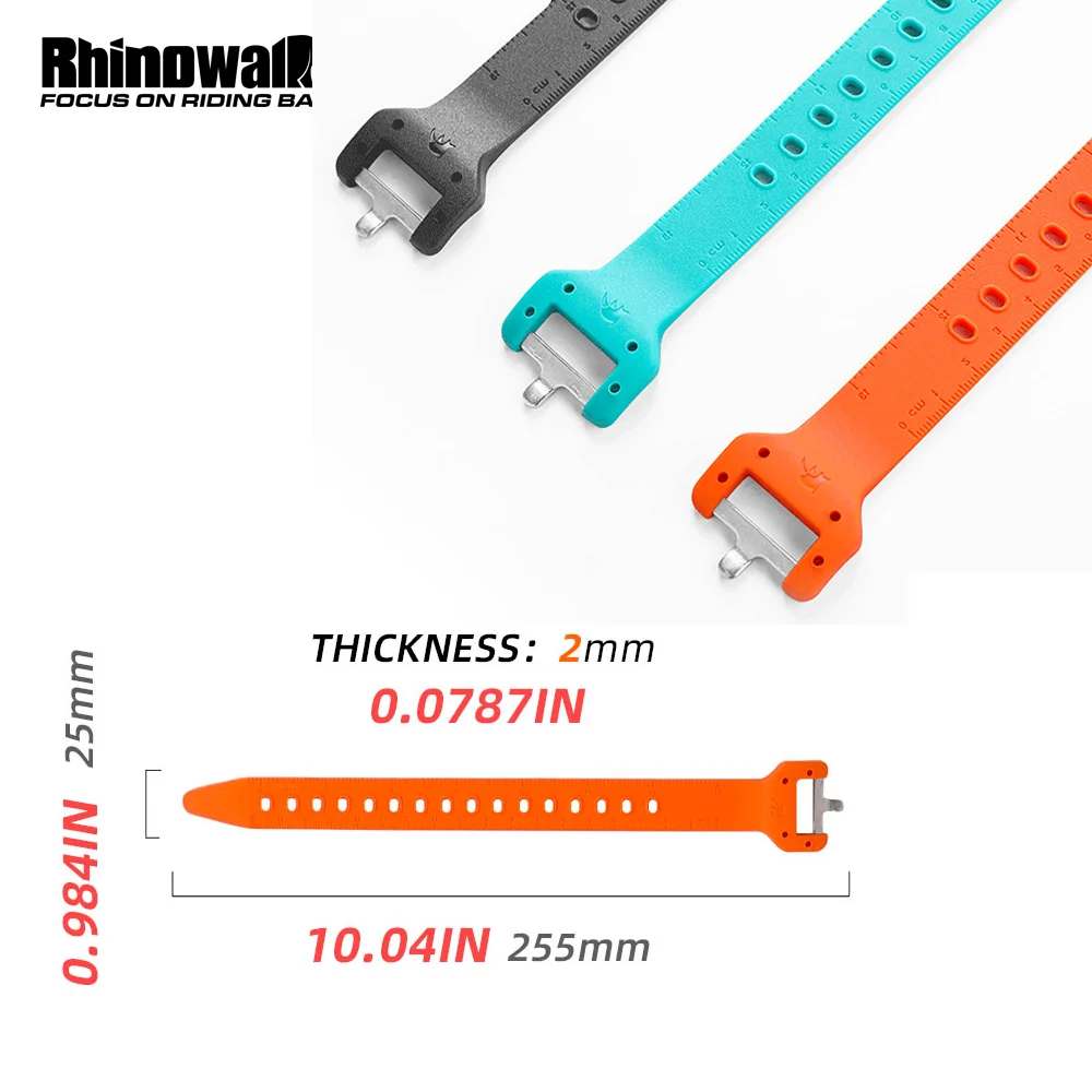 Rhinowalk 1/2/5/10 Pcs Motor Tension TPU Straps 25.5cm High Strength Cargo Belt Sport Multitool Ties Buckle Ties Quick Stable