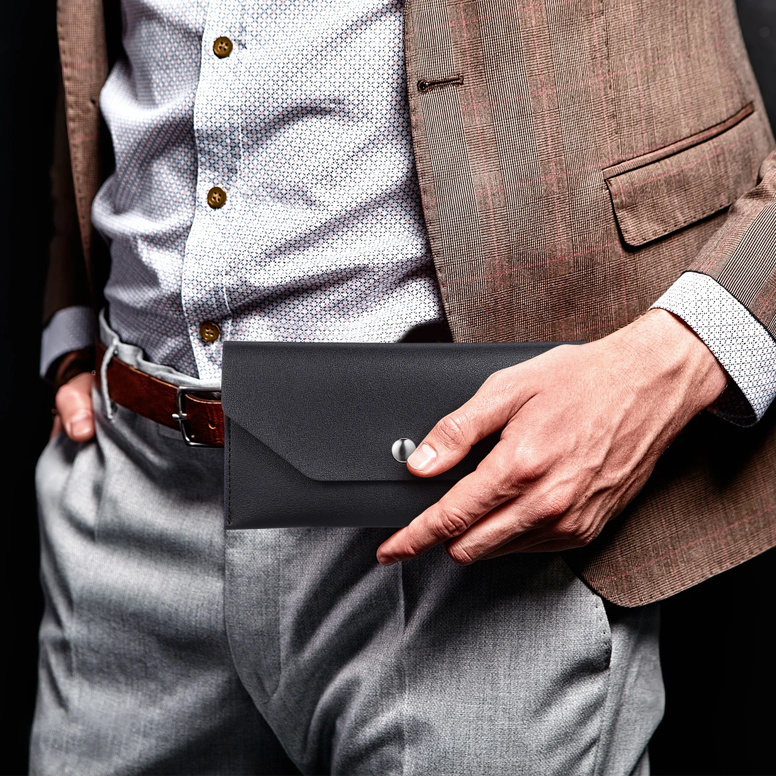 현금 봉투 현금 가방 여성 클러치 지갑 빌 홀더 긴 숙녀 주최자 여행 매일 사용 지갑