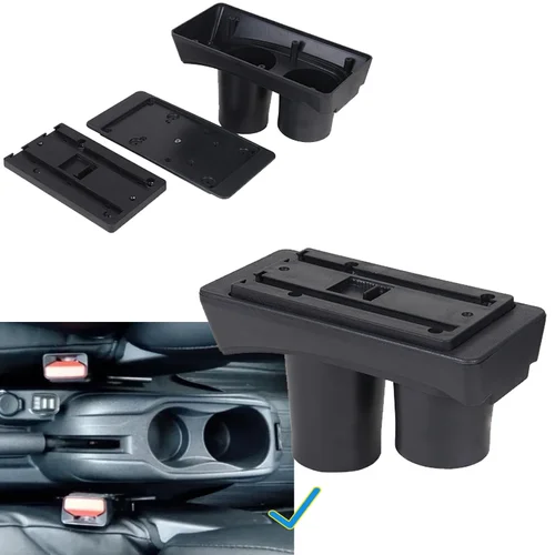 Imagen 2 del producto Para Peugeot 301 caja de reposabrazos para Citroen c-elysee caja de reposabrazos de coche caja de almacenamiento automático detalles interiores dedicados accesorios de coche