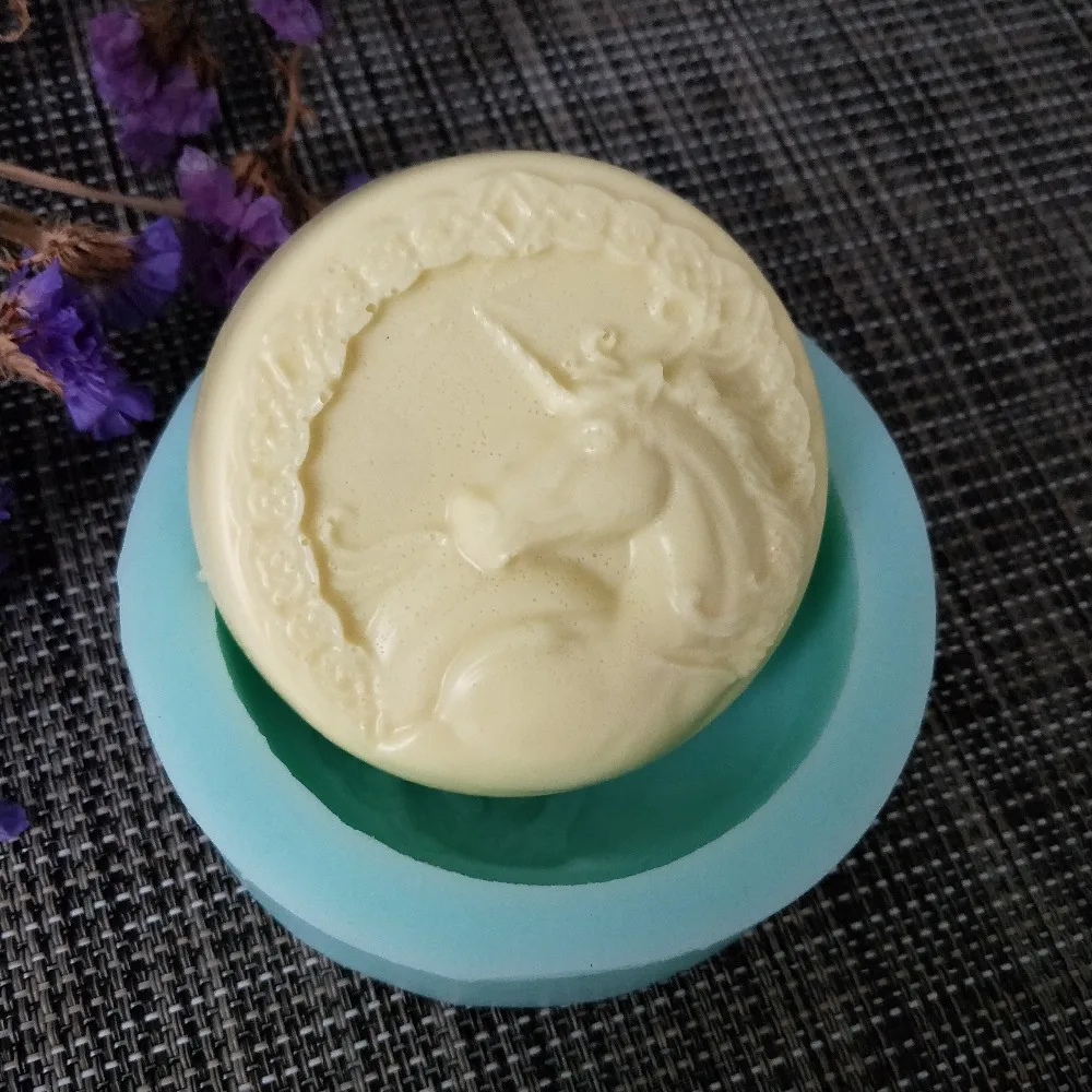 

Animals Unicorn Handmade Soap Making Molds Mold Silicone Soap Mould Candle Silicone Unicorn Mold Resin Clay Mold PRZY DW0119 3d