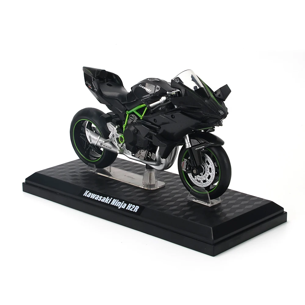 Persistence 1:12 H2 R Moto Moulé sous Pression en Alliage Modèle Jouet Noir H2R Moto DéTachable Collection Noir