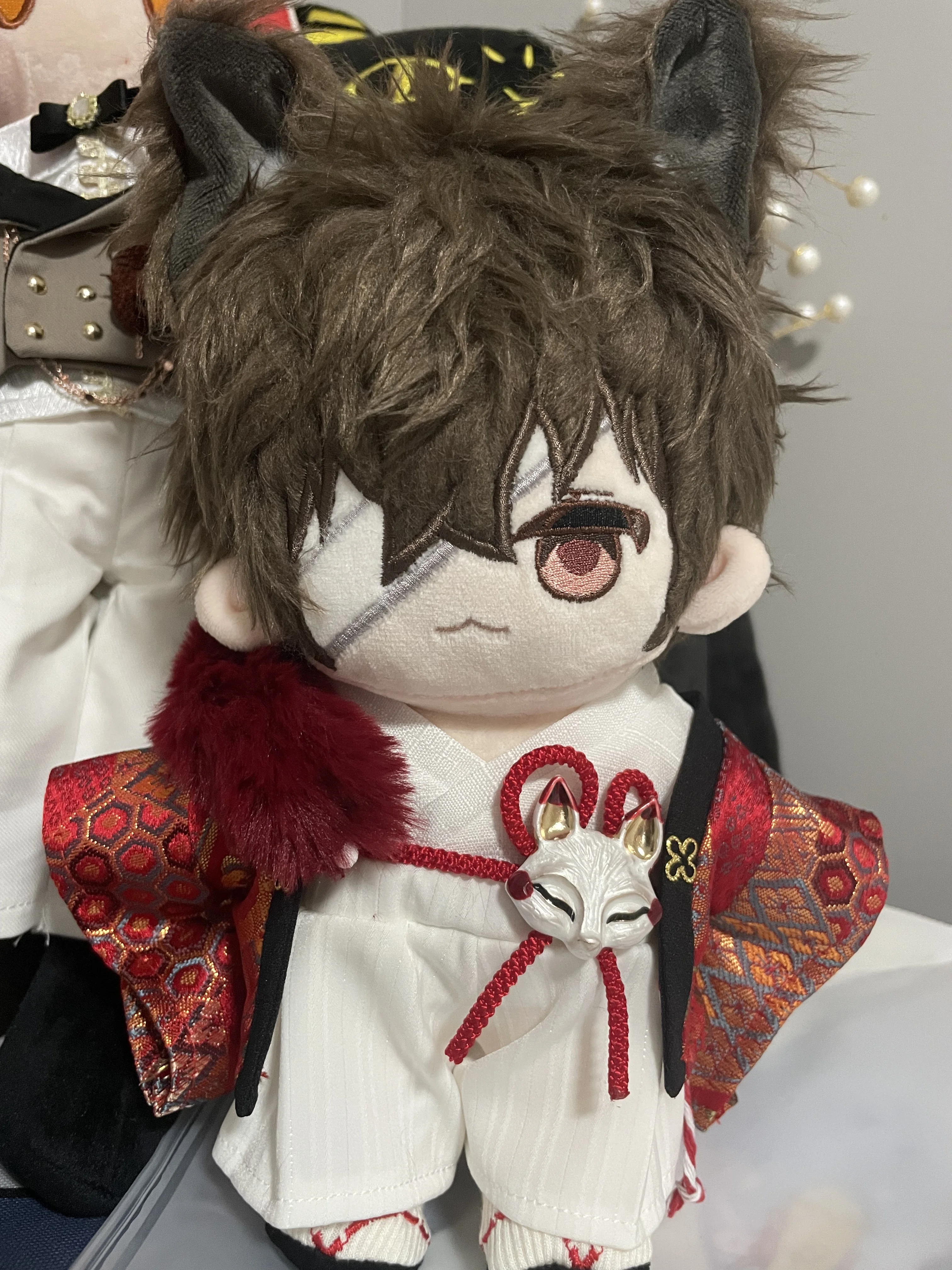 Hunde Cosplay Dazai Osamu 20cm Plüsch Körper Anime Plüsch heiße Puppe Spielzeug Fyodor