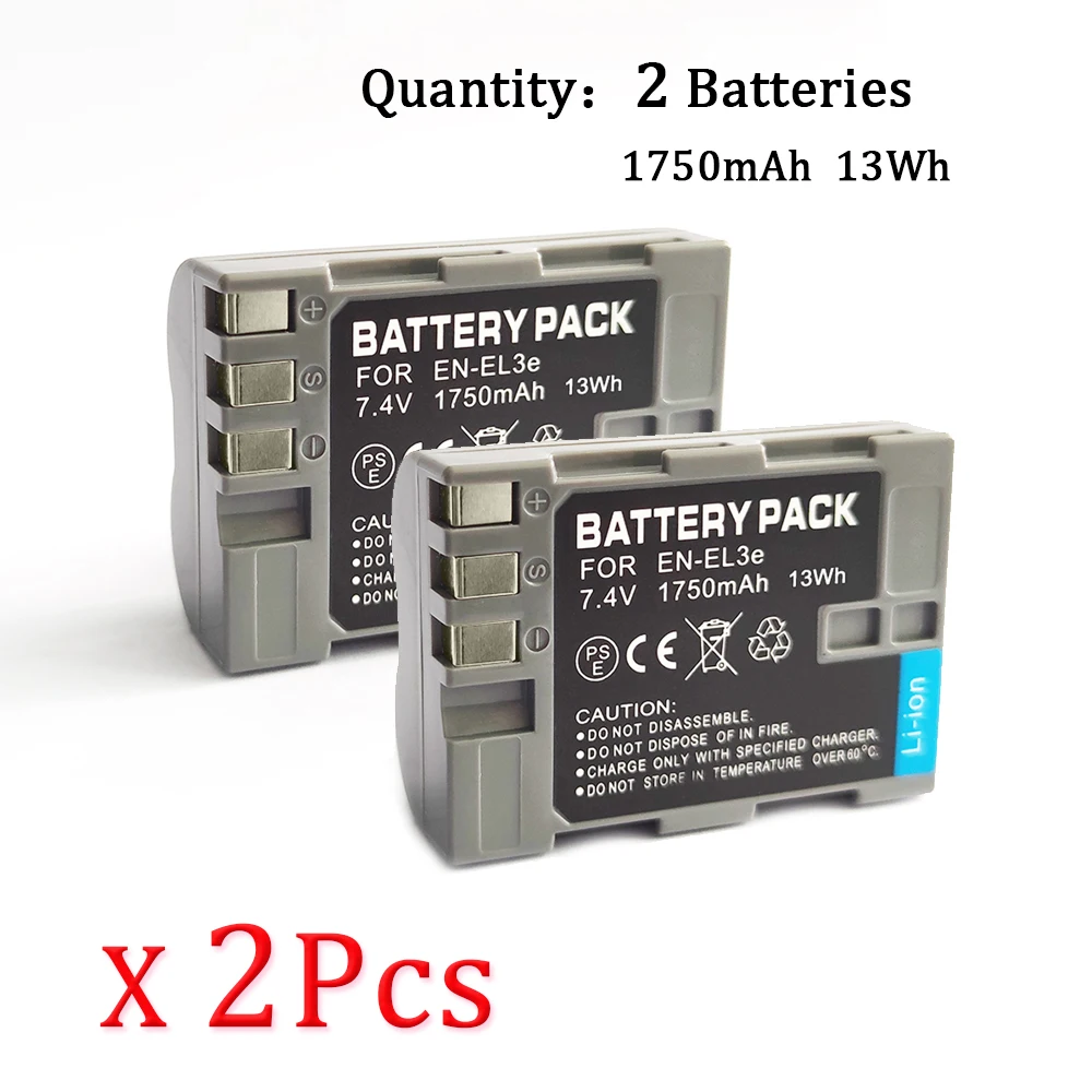 EN-EL3e EN EL3e ENEL3E Digital Camera Battery for Nikon D100 D200 D300 D300S D700 D800 D800E D50 D70 D70S D80 D90 Cameras