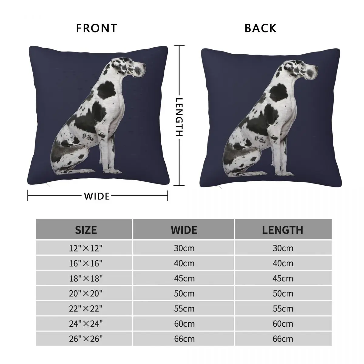 Harlequin Great Dane Pillowcase Polyester Linen Velvet Pattern Decorative Pillow Case Sofa Seater Cushion Cover Wholesale 18