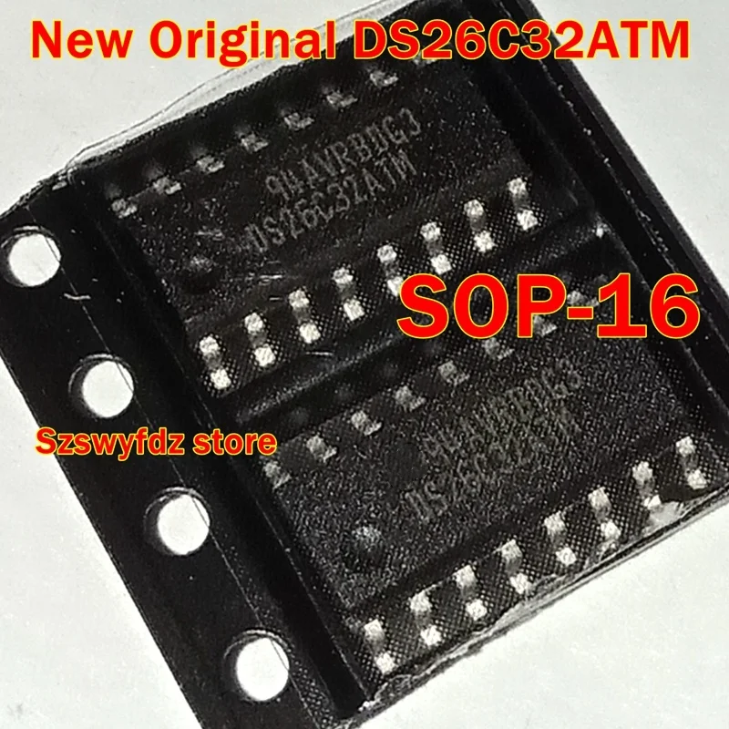 

2pcs to 100pcs New Original DS26C32ATMX/NOPB DS26C32ATM/NOPB DS26C32ATMX DS26C32ATM SOP-16 Quad Differential Line Receiver