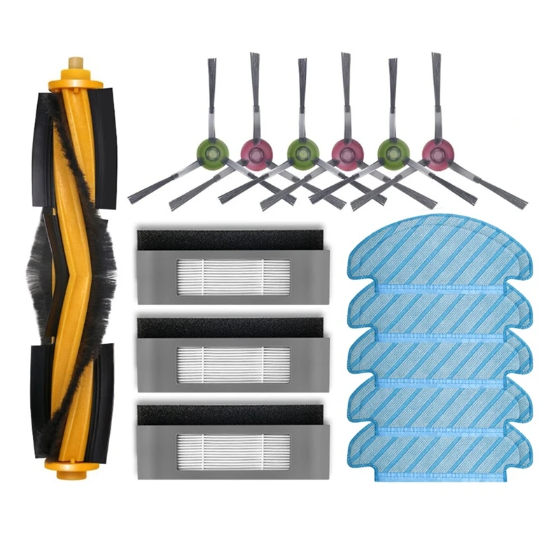 Сменные детали Для Ecovacs Deebot OZMO 920 950 T8 T9 Yeedi 2 Hybrid Vac Hepa фильтр основная боковая щетка Швабра