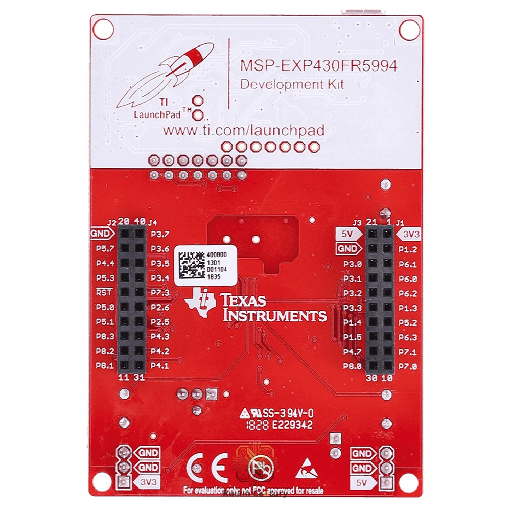 MSP-EXP430FR5994 MSP430FR5994 LaunchPad Development Kit Board 16MHz 256KB FRAM 8KB SRAM 40-Pin BoosterPack EnergyTrace++ Genuine
