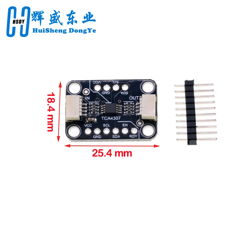 TCA4307 Hot-Swap I2C Bus Buffer Module Compatible with STEMMA QT / Qwiic (Headers Unsoldered)