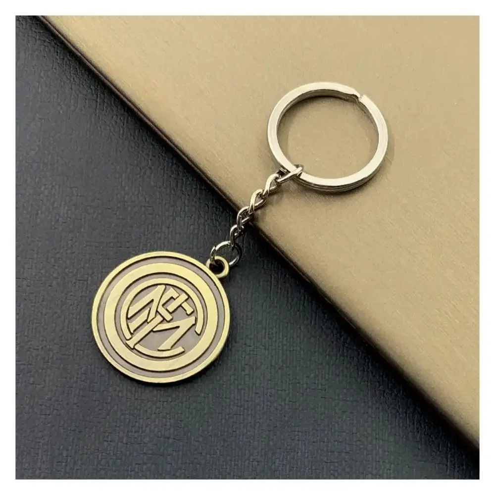 2024 new Pendant Football Keyring Hat Metal Football Team Soccer Key Chain Real Madrid Chelsea Gift