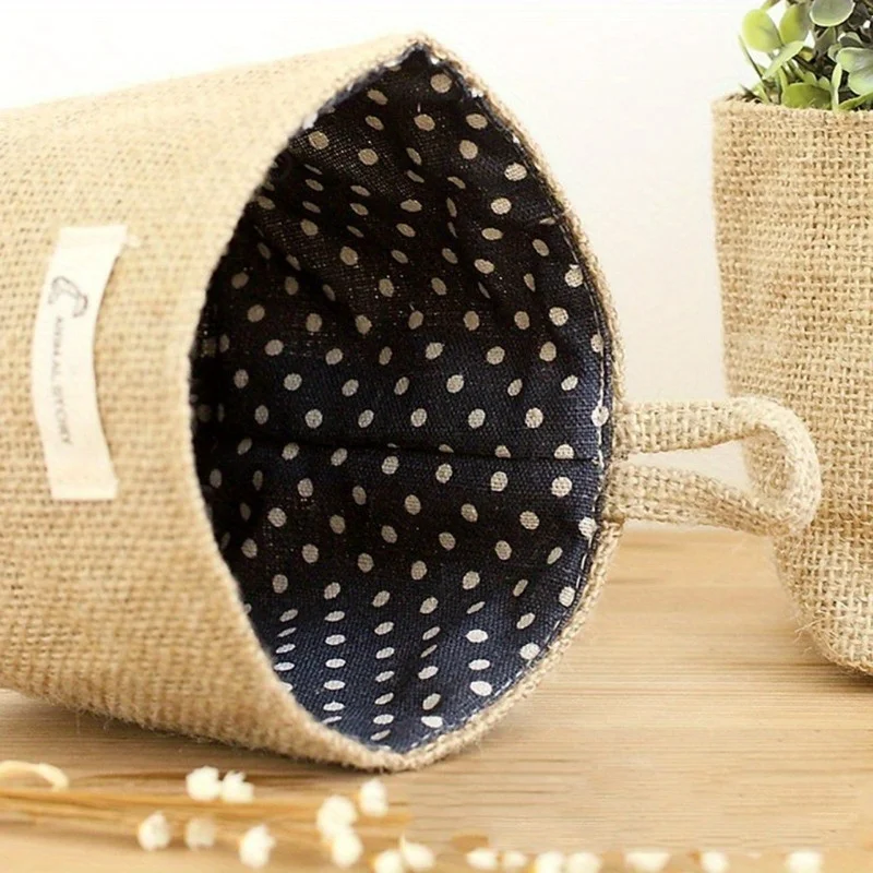 1PC Decor Hanging Pocket Small Sack Sundries Organizer Cosmetic Organiser Storage Bag Storage Baskets