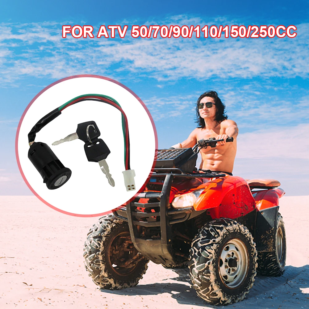 

Набор ключей зажигания, сменный универсальный мотоциклетный картинг, переключатель зажигания, переключатель зажигания с ключами для ATV 50-250cc