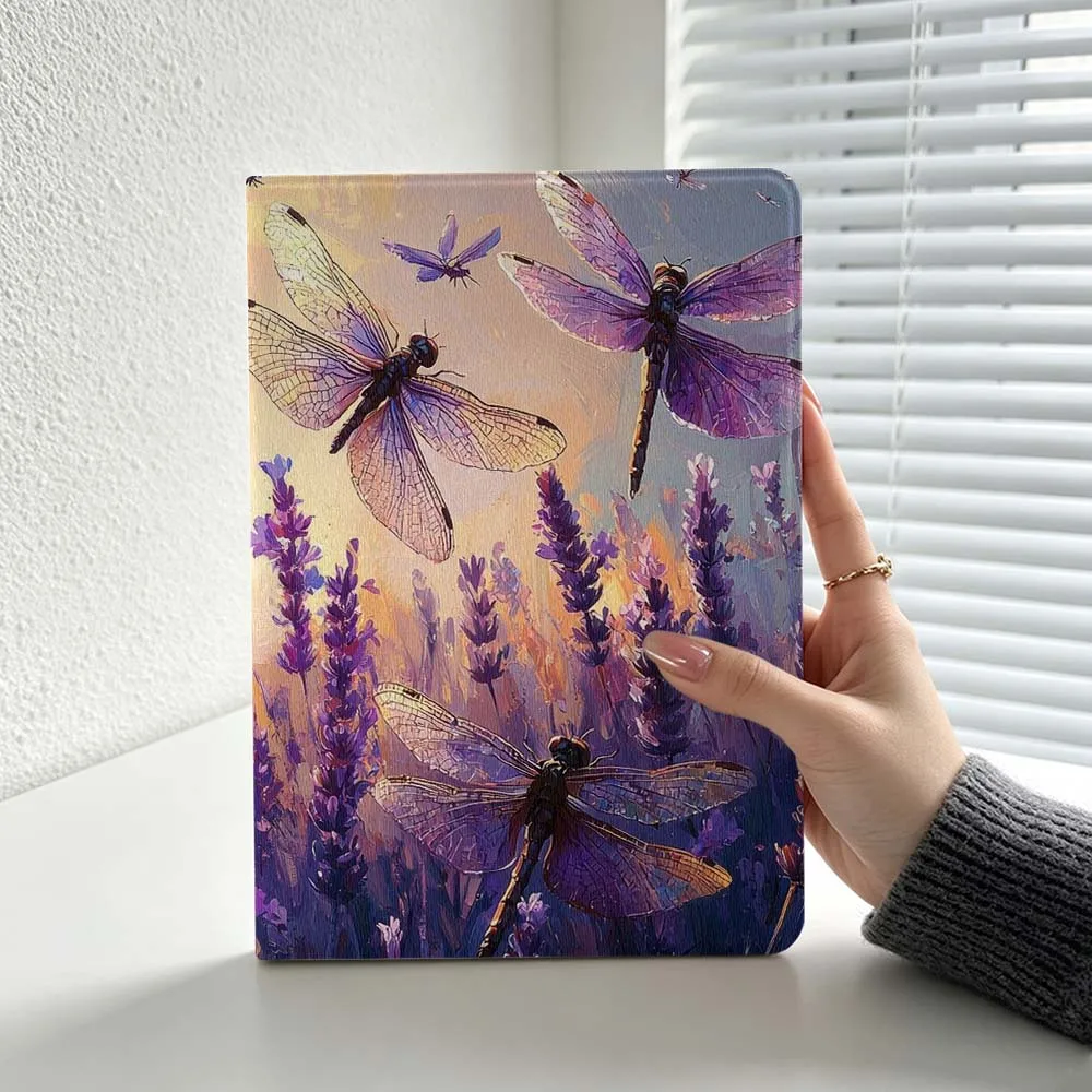 Purple Dragonfly Lavender For Lenovo Xiaoxin Lenovo Tab Pad Pro Plus K11 P12 M10 Legion Y900 Soft Inch Tablet Case Cover