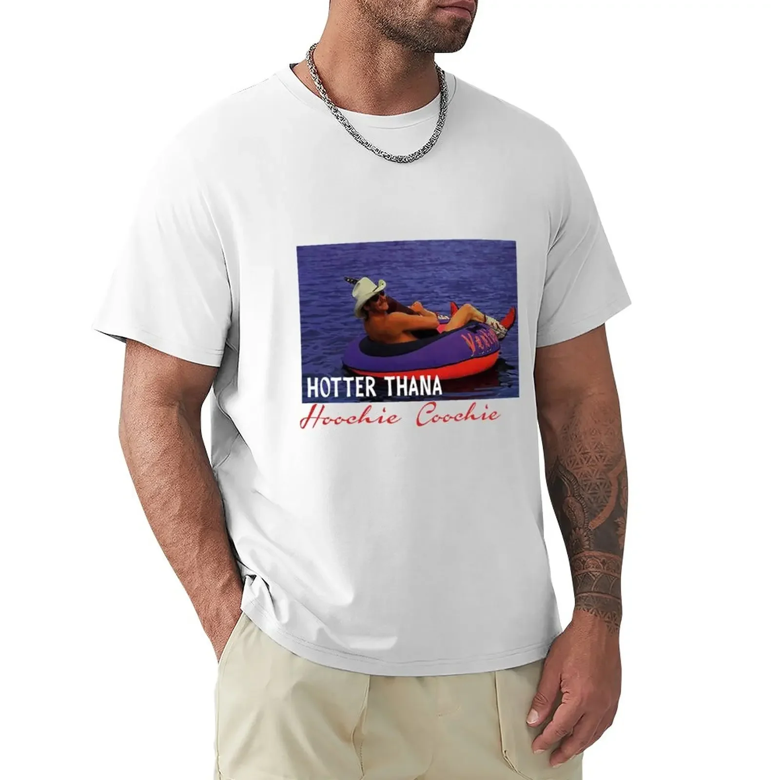 Hotter Than A Hoochie Coochie Chattahoochee Alan T-Shirt for a boy oversized black t shirts for men