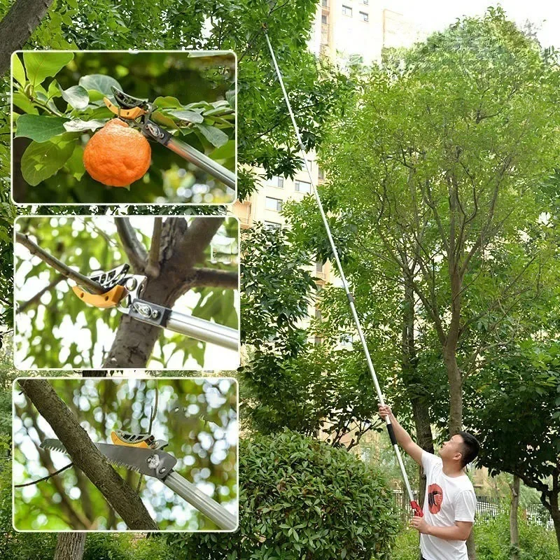 Imagem -03 - Ferramentas de Corte de Árvore de Alta Altitude Sk5 Liga de Alumínio Tesoura de Jardim Corte de Frutas Escalável Trabalho Profissional