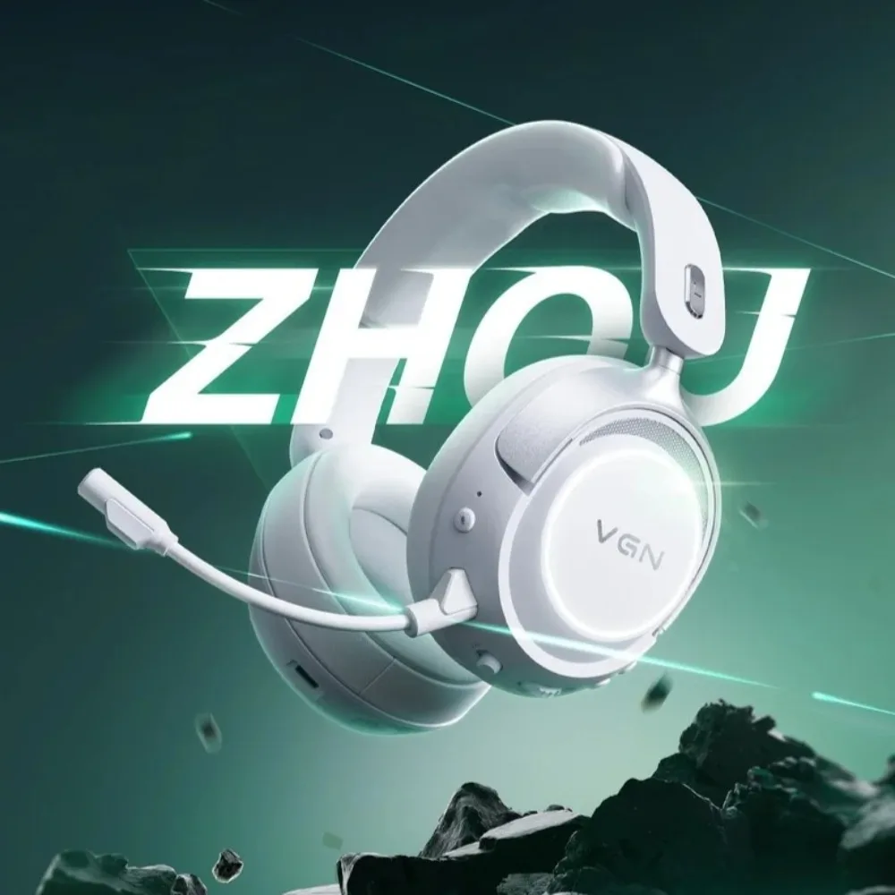 

VGN Zhou Series Pro Max Headset Four-Mode Wireless Bluetooth Over-Ear Noise-Canceling Headset Low Latency Gaming Accessories