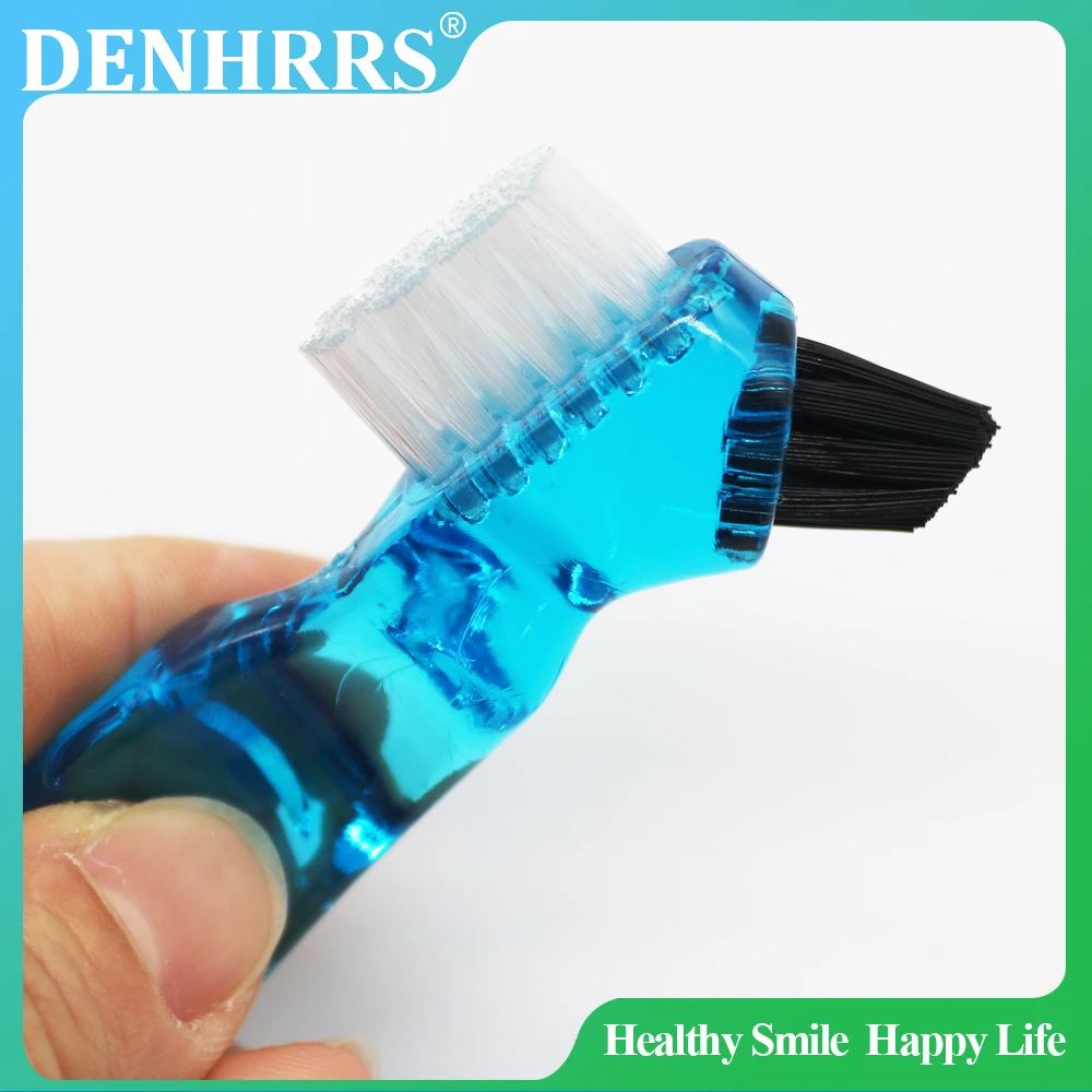 

Коробка для фиксатора зубных протезов с зеркалом и щеткой, комплект для фиксации вставных зубов, качество премиум-класса