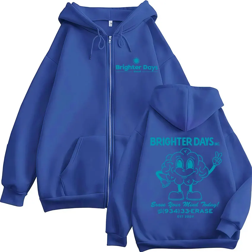 Sängerin Ariana Grande Brighter Days Ahead Album 2026 Zipper-Hoodie für Männer und Frauen, lässige Mode, langärmelige, übergroße Kapuzenjacke – Detail 6