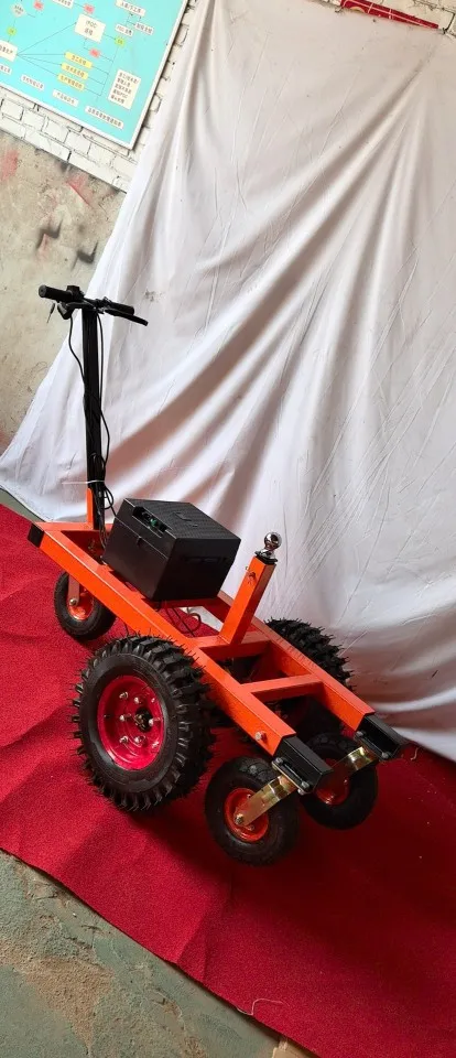 Portable Electric Dolly Trailer,Durable Heavy Duty,High Load Capacity,Ideal For Industrial Logistics & Warehouse Cargo Transport