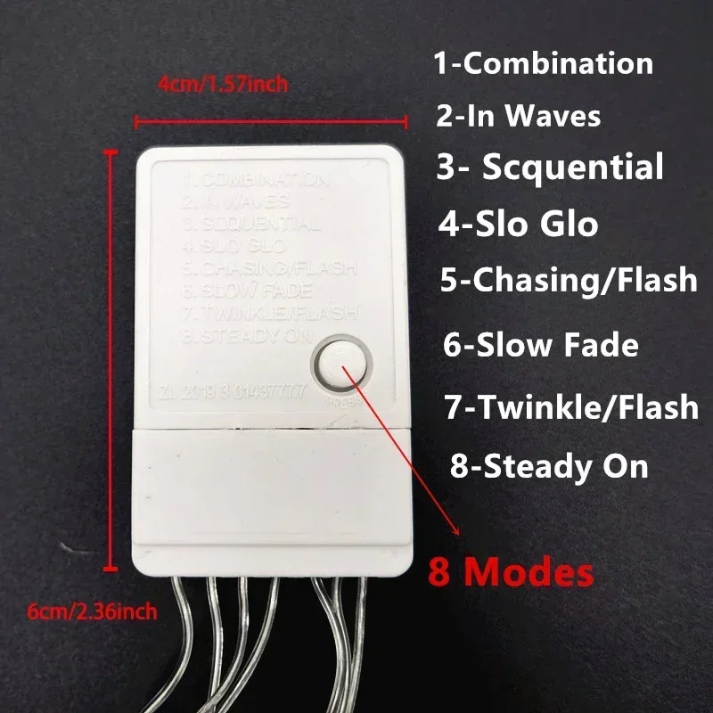 10/20M Garland Light Fairy Light Outdoor LED Holiday Light EU Plug Christmas String Lights Wedding Party Light Garden Decoration