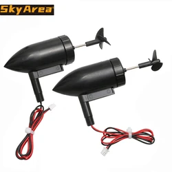 1Pair 7.4V Underwater Thruster 10000RPM ROV Propulsor 390 Brushed Motor Engine 26mm 3-blade Propeller DIY for RC Bait Boat Parts