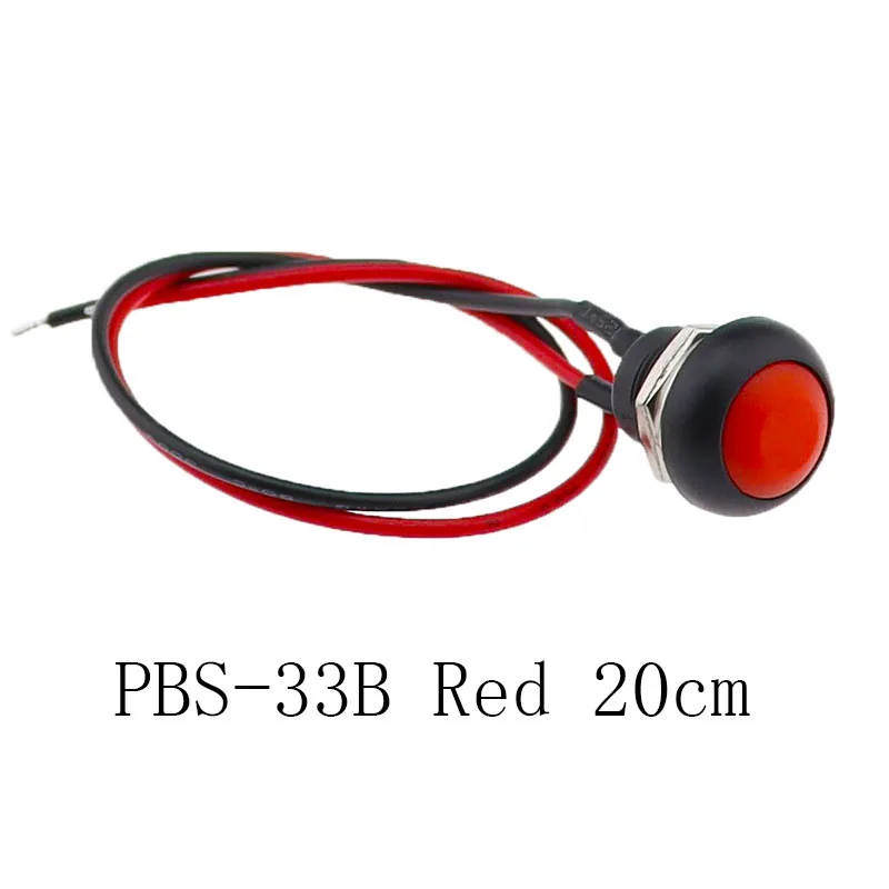 12mm PBS-33B Waterproof Momentary ON OFF Push Button Swithch Mini Round Switch