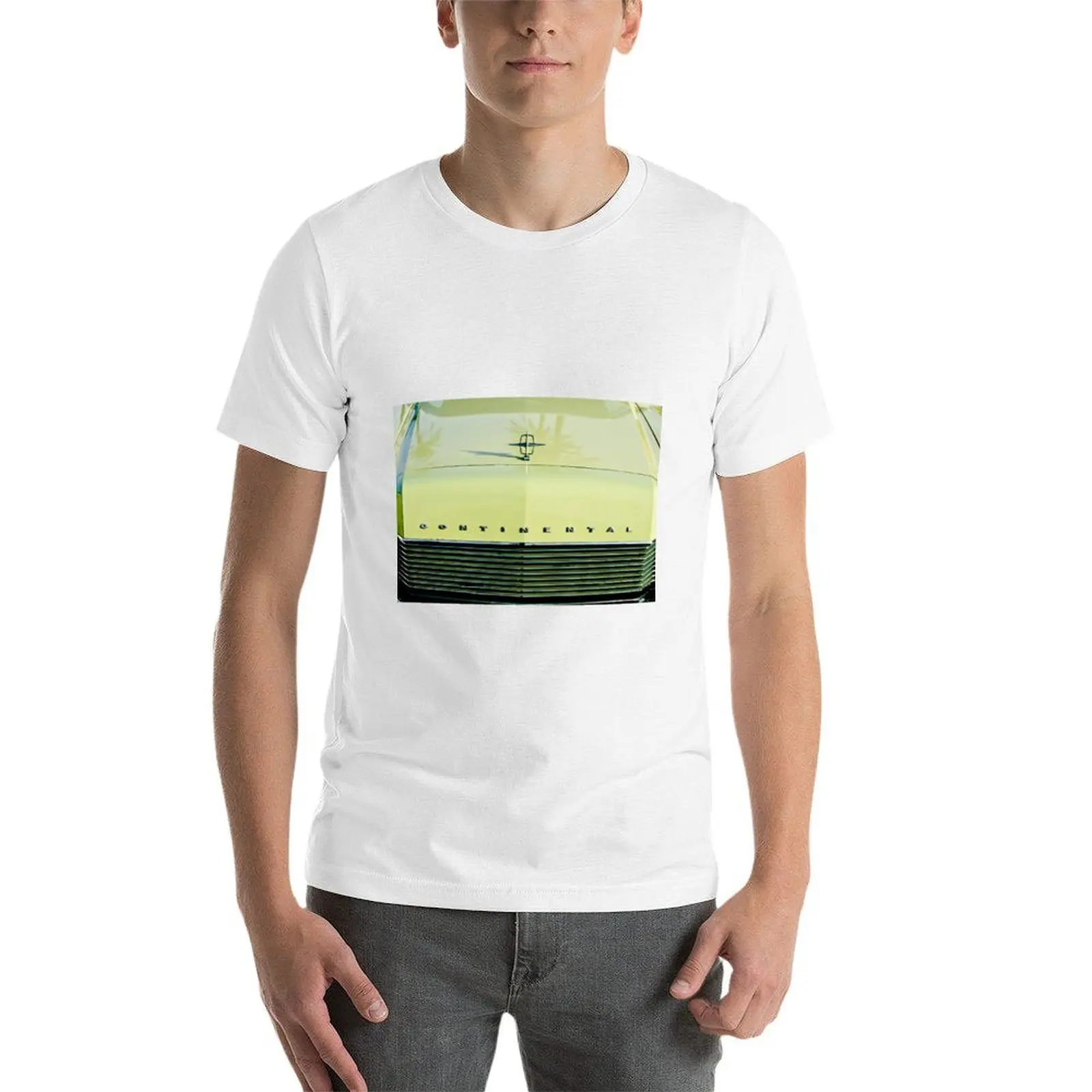 هود الفكاهة تي مصبغة شعار قمصان رجل-داكن لينكولن 1967 القطن تي شيرتات عجيبة حلية قميص كونتيننتال t -0031c #4