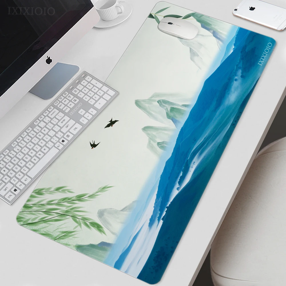 

Mouse Pad Gaming Landscape Painting XL Home Large New Computer Mousepad XXL Mouse Mat Non-Slip Carpet Soft Mice Pad