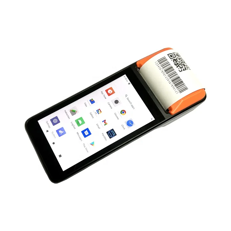 Senraise شاشة 5 بوصة Android 8.1 محطة نقاط البيع المحمولة الذكية مع قارئ NFC