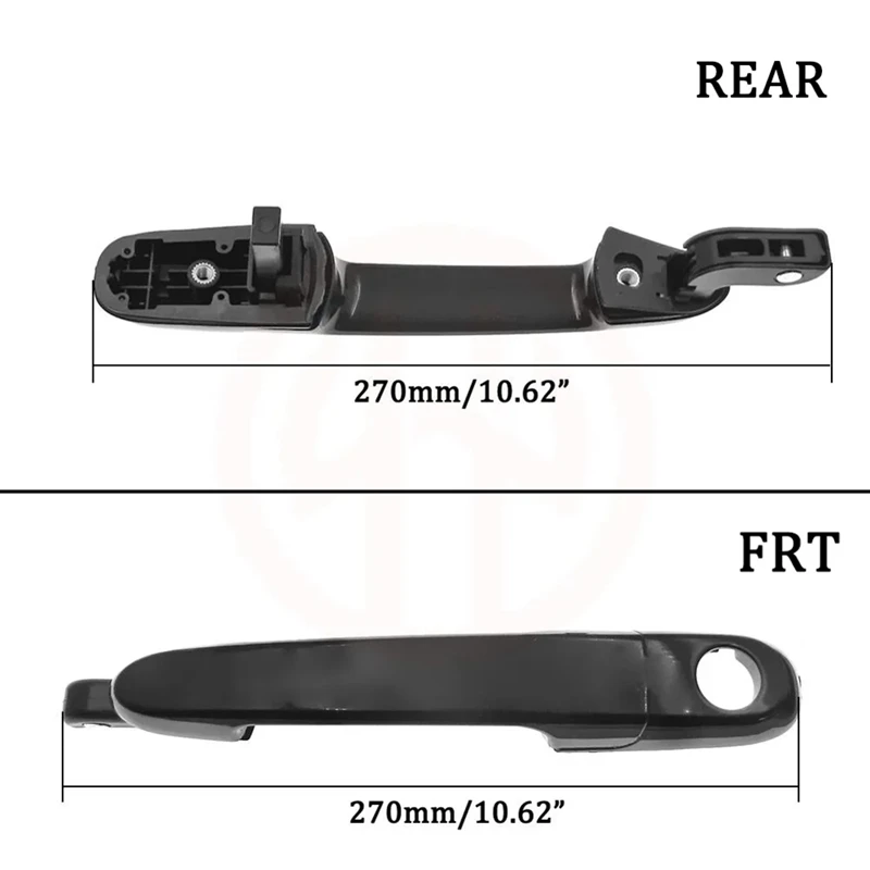 Set pegangan pintu eksterior luar depan kiri untuk Hyundai Accent 2006-2011 Aksesori suku cadang