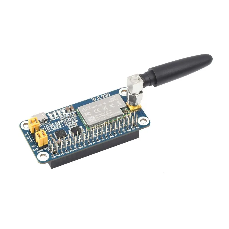 SX1262 SX1268 LoRa HAT for Raspberry Pi UART Interface 5km Long Range Wireless Module 433/470/868/915MHz - view 2